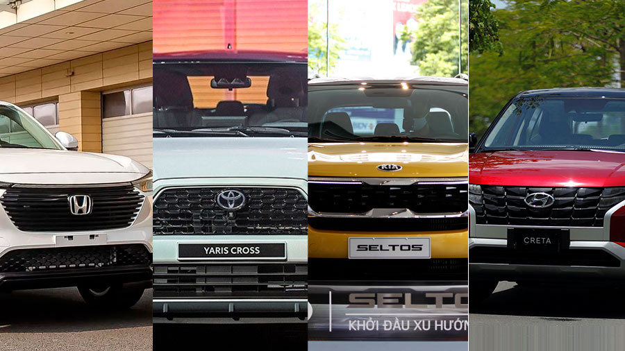 Toyota Yaris Cross, Honda HR-V, Hyundai Creta và KIA Seltos - Đâu là lựa chọn của bạn?